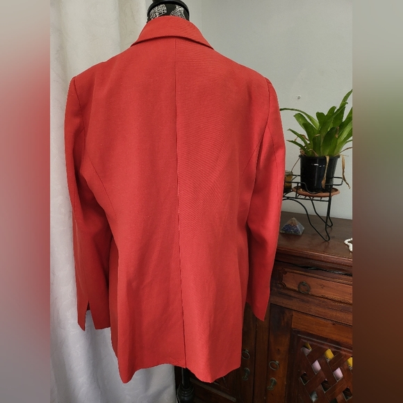 Witchery Chilli Red Orange Blazer - Picture 3 of 6